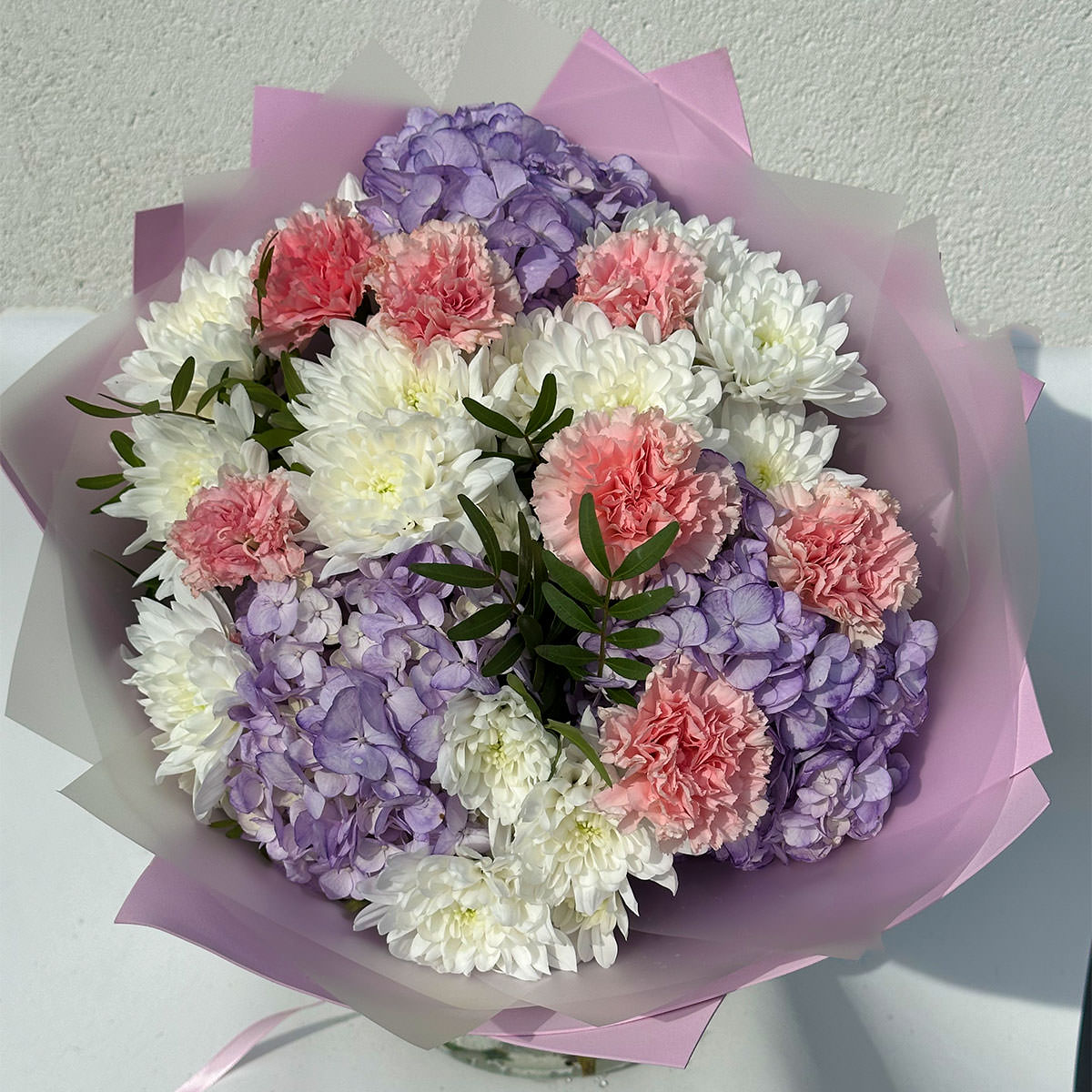 Букет «Касание нежности» фон 2