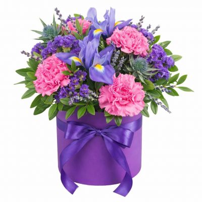 Цветы в коробке «Первая леди»