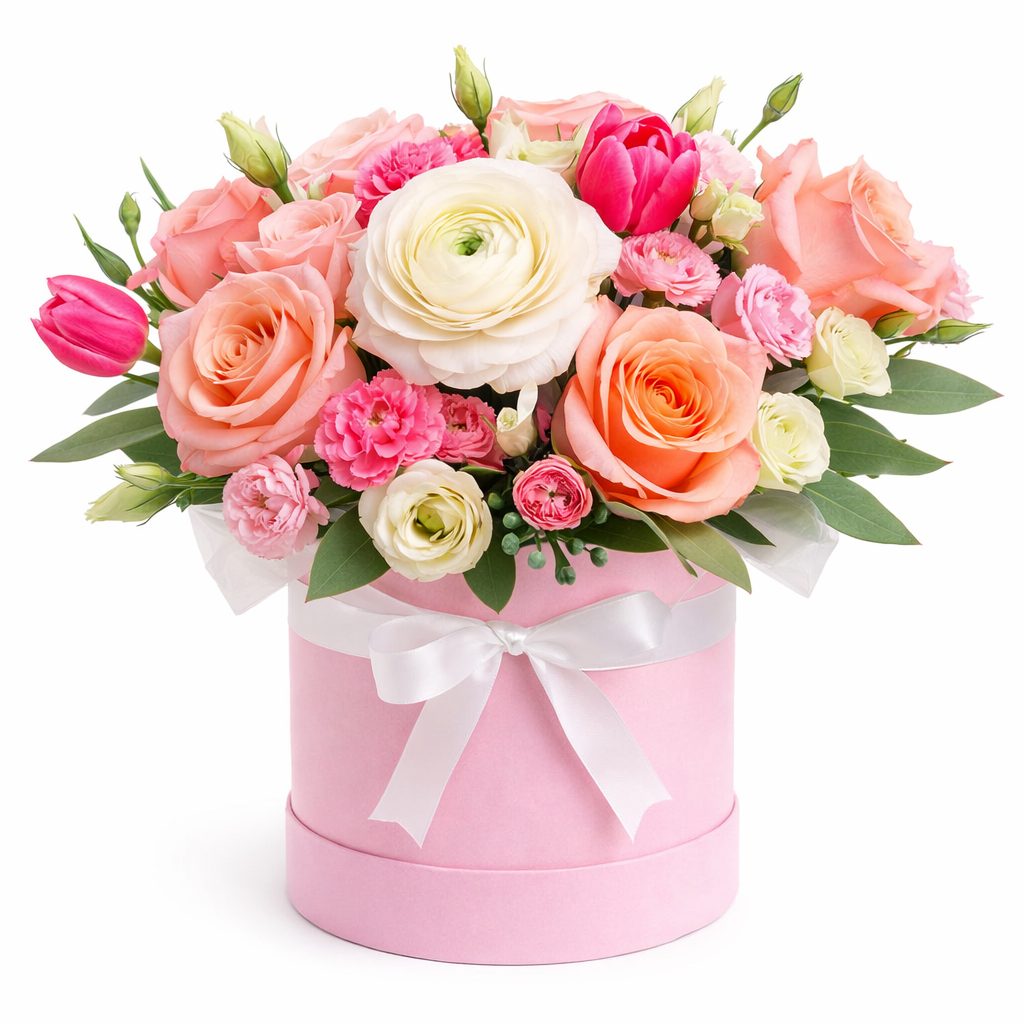 Цветы в коробке «Шум леса»